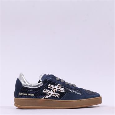 Another Trend Iconic II Gumsole Trainer - Navy Sparkle